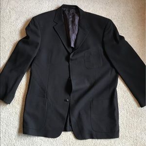 Hugo Boss Men’s Black Blazer 46R